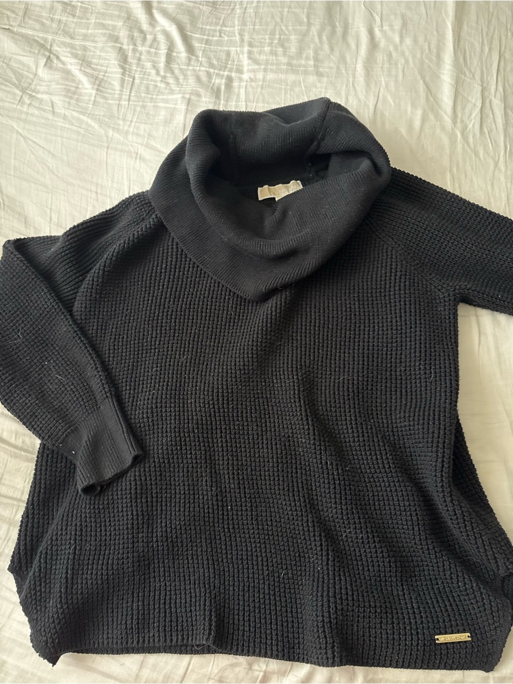 Michael Kors Black Cowl Neck Sweater